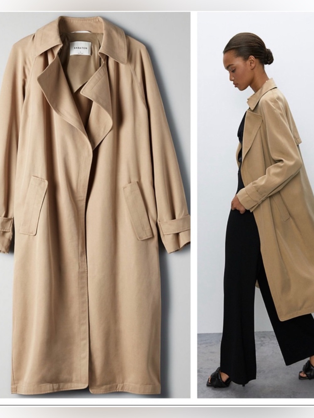 Babaton Lawson Trench Coat size S